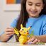 Mega Pokémon Figuren, Medium Pikachu Figur zum Zusammenbauen, Höhe: 10cm, beweglich, kompatibel mit allen Bausets von Mega Construx, Pokémon Spielzeug, Spielzeug ab 7 Jahre, GMD31
