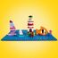 LEGO 11025 Classic Blaue Bauplatte, quadratische Grundplatte mit 32x32 Noppen als Basis für Konstruktionen und für weitere Sets, Konstruktionsspielzeug für Kinder