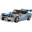 LEGO Speed Champions 2 Fast 2 Furious Nissan Skyline GT-R (R34) Rennwagen Spielzeug zum Bauen, 2023 Modell Auto-Bausatz mit Brian O'Conner Figur 76917