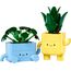 LEGO Botanicals Fröhliche Pflanzen - Spielzeug für Kinder mit 2 Kunstpflanzen, 2 bunten Blumentöpfen & austauschbaren Cartoon-Gesichtern - Geschenkidee für Mädchen ab 9 Jahren - 10349