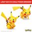 Mega Pokémon Figuren, Medium Pikachu Figur zum Zusammenbauen, Höhe: 10cm, beweglich, kompatibel mit allen Bausets von Mega Construx, Pokémon Spielzeug, Spielzeug ab 7 Jahre, GMD31