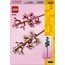 LEGO Botanicals Kirschblüten - Spielzeug mit Kunstblumen – Kreative Deko für Schreibtisch – Spielset mit Blumen zum Bauen und Ausstellen Geschenk für Mädchen und Teenager ab 8 Jahren – 40725