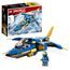 LEGO NINJAGO Jay Battle Mech, Ninja-Spielzeug für Kinder mit Figuren & NINJAGO Jays Donner-Jet EVO, Aufrüstbares Ninja Spielzeug-Flugzeug mit Jay Minifigur