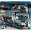 LEGO City Autotransporter mit Rennwagen, LKW-Spielzeug mit Verstellbarer Laderampe und Renn-Auto, Bauset mit 2 Minifiguren, Rennfahrer und LKW-Fahrer, Kinder ab 6 Jahren 60406