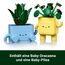 LEGO Botanicals Fröhliche Pflanzen - Spielzeug für Kinder mit 2 Kunstpflanzen, 2 bunten Blumentöpfen & austauschbaren Cartoon-Gesichtern - Geschenkidee für Mädchen ab 9 Jahren - 10349