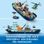 LEGO 60368 City Arktis-Forschungsschiff, großes schwimmfähiges Spielzeug-Boot mit Hubschrauber, Beiboot, ROV-U-Boot, Wikingerschiffswrack, 7 Minifiguren & Orca-Figur, Geschenk für Kinder ab 7 Jahren