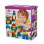 Eichhorn 100010181 150 Bunte Holzbausteine in der Aufbewahrungsbox mit Kordel und Sortierdeckel, Motorikspielzeug für Kinder ab 1 Jahr geeignet [Exklusiv bei Amazon]