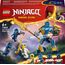LEGO NINJAGO Jay Battle Mech, Ninja-Spielzeug für Kinder mit Figuren & NINJAGO Kais Ninja-Rennwagen EVO 2in1 Rennwagen Spielzeug zu Geländewagen-Fahrzeug