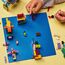LEGO 11025 Classic Blaue Bauplatte, quadratische Grundplatte mit 32x32 Noppen als Basis für Konstruktionen und für weitere Sets, Konstruktionsspielzeug für Kinder
