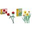 LEGO Creator Rosen, künstliche Blumen-Set, kompatibel mit Blumensträußen & 40747 Creator Narzissen, Künstliches Blumen-Set für Kinder