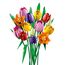 LEGO Botanicals Tulpenstrauß - Set mit Kunstblumen für Erwachsene - mit 14 künstlichen Tulpen in 5 Farben als DIY Deko - Geschenkidee zum Muttertag - 11501