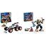 LEGO City Weltraum-Rover mit Außerirdischen & City Weltraum-Mech, Roboter-Bausatz für Kinder ab 6 Jahren, Set mit Actionfiguren-Spielzeug und Pilot-Figur, Geschenk für Jungs und Mädchen 60428
