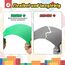 HUIZDQ 8 Stück Klassische Grundplatten für Bauklötze, 100% kompatibel mit Allen großen Marken, mit 32 X 32 Noppen, Mehrfarbig (Packung mit 2)