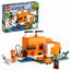 LEGO Minecraft Die Fuchs-Lodge - Spielset mit Spielzeughaus - Gamer Geschenk mit Ertrunkenem, Füchsen und einem Helden in einem Fuchs-Skin - Spielzeug für Kinder ab 8 Jahren - 21178