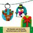 LEGO Verschiedene Christbaumanhänger - 4 Tannenbaum Dekorationen inkl. Weihnachtsmann, Schneemann & Spielzeug Rentier - Bastelset und Geschenk zu Weihnachten für Mädchen & Jungen ab 6 Jahren - 40744