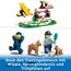 LEGO 60369 City Mobiles Polizeihunde-Training, Polizeiauto-Spielzeug mit Anhänger, Hunde- und Welpenfiguren, Tier-Set für Kinder ab 5 Jahren