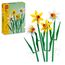 LEGO Creator Rosen, künstliche Blumen-Set, kompatibel mit Blumensträußen & 40747 Creator Narzissen, Künstliches Blumen-Set für Kinder