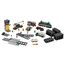 LEGO City Trains Güterzug - Zug Spielzeug, Gabelstapler, 32 Gleisstücke, Signalleuchten & 6 Minifiguren – Lokomotive Spielset für Kinder - Kreatives Geschenk für Jungen & Mädchen ab 6 Jahren - 60198