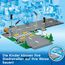LEGO City Straßenkreuzung mit Ampeln, Bauset mit im Dunkeln leuchtenden Steinen 60304