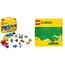LEGO 10713 Classic Bausteine Starterkoffer & 11023 Classic Grüne Bauplatte, quadratische Grundplatte mit 32x32 Noppen als Basis für Konstruktionen und für weitere Sets
