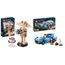 LEGO Harry Potter Dobby der Hauself Set, bewegliche ikonische Figur, Spielzeug & Harry Potter Fliegender Ford Anglia, baubares Spielzeug-Auto für Kinder