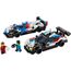 LEGO Speed Champions BMW M4 GT3 & BMW M Hybrid V8 Rennwagen Auto Spielzeug mit 2 baubaren Modellautos und 2 Rennfahrer-Minifiguren, Geschenk für Jungs, Mädchen ab 9 Jahren, Modellauto 76922