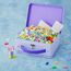 Geniales Konstruktionsspielzeug, Pastel, Bausteine-Set in praktischer Metall-Box mit Henkel, 600 Teile
