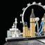 LEGO 21034 Architecture London Skyline-Modellbausatz, Bauset mit London Eye, Big Ben, Tower Bridge, Haus- und Büro-Deko, Geschenkidee für Sammler