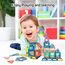 mysoler Magnetische Bausteine 48 Teile mini Magnet Spielzeug Kinder DIY Magnetspielzeug Magnet Spielzeug Lernspielzeug Geburtstag Vorschule Kinder Kleinkind Jungen Mädchen ab 3 Jahren