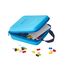 Plus-Plus 9607012 Kreativ-Bausteine, Reisekoffer Set, Geniales Konstruktionsspielzeug, 100 Teile, Blue