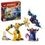 LEGO NINJAGO Arins Battle Mech, Ninja-Spielzeug & NINJAGO Lloyds Ninja-Motorrad, Spielzeug für Anfänger mit 2 Minifiguren: Lloyd und Skelett-Wächter, Lernspielzeug für Kinder ab 4 Jahren 71788