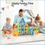 mysoler Magnetische Bausteine 48 Teile mini Magnet Spielzeug Kinder DIY Magnetspielzeug Magnet Spielzeug Lernspielzeug Geburtstag Vorschule Kinder Kleinkind Jungen Mädchen ab 3 Jahren