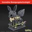 MEGA Pokémon Actionfigur-Bauset, bewegliches Evoli mit 1381 Teilen, zum Laufen an der Kurbel drehen, Spielzeug für Sammler zum Zusammenbauen und Präsentieren, HTH71