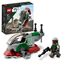 LEGO 75333 Star Wars Obi-Wan Kenobis Jedi Starfighter & Star Wars 75344 Das Boba Fett -Mikrofighter -Schiff, Fahrzeug mit Figuren, der Mandalorianer