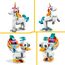 LEGO 76421 Harry Potter Dobby der Hauself Set & 31140 Creator 3in1 Magisches Einhorn Spielzeug, Seepferdchen, Pfau, Regenbogen-Einhorn-Tierfiguren, Geschenk für Mädchen und Jungen, baubares Spielzeug