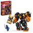 LEGO NINJAGO Coles Erdmech & NINJAGO Arins Drachengleiter, Ninja-Set mit Drachen-Spielzeug und Figuren inkl. Arin-Minifigur mit Mini-Katana, kleines Geschenk für Jungs und Mädchen ab 6 Jahren 71803
