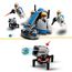 LEGO 75337 Star Wars at-TE Walker, Bewegliches Spielzeugmodell & 75359 Star Wars Ahsokas Clone Trooper der 332. Kompanie