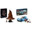 LEGO Harry Potter Der Sprechende Hut, Hogwarts-Modell für Erwachsene & Harry Potter Fliegender Ford Anglia, baubares Spielzeug-Auto für Kinder