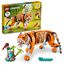 LEGO 31129 Creator Majestätischer Tiger, Panda oder Fisch & 31088 Creator Bewohner der Tiefsee, Spielzeug mit Meerestieren Figuren: Hai, Krabbe, Tintenfisch und Seeteufel, Set für Kinder ab 7 Jahre