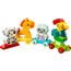 LEGO DUPLO My First Animal Train Set - Educational Toy for Toddlers - incl. Rooster, Horse, Lamb & Cow Farm Animal Figures, Birthday Gift for 1+ Year Old Boys & Girls - 10412
