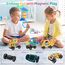mysoler Magnetische Bausteine 123 Teile Magnetbausteine Magnete Kinder Magnetspielzeug für Kinder ab 2 3 4 5 6 7 8 Jahre Lernspielzeug Bauklötze Bausatz Pädagogisches Geschenk