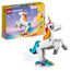 LEGO Creator 3in1 Magical Unicorn Toy - Animal Figure Transforms into a Seahorse or Peacock - Creative Gift for 7+ Year Old Girls & Boys - 31140
