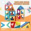 mysoler Magnetische Bausteine 58 Teile – Magnetspielzeug mini Magnetbausteine Magnete Kinder Set, Magnet Spiel STEM Montessori Spielzeug für Kinder ab 3 4 5 6 7 Jahre, Bauklötze Konstruktionsspiel
