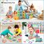 mysoler Magnetische Bausteine 106 Teile mini Magneten Kinder Magnetspielzeug Magnet Spielzeug Magnet Bausteine für Kinder ab 3 Jahren für Jungen und Mädchen-Lernspielzeug Geburtstag Vorschule