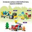 LEGO DUPLO 3-in-1 Kreative Tiere - Kleinkinder Lernspielzeug zur Förderung der Feinmotorik - Tierfiguren inkl. Hund, Katze, Vogel und Fisch - Geschenk für Babys, Mädchen und Jungen ab 1 Jahr - 10477