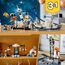 LEGO 31142 Creator 3-in-1 Weltraum-Achterbahn, Bausatz Einer Spielzeug-Kirmes mit funktionierenden Wägen, umbaubar in frei fallenden Fallturm oder Karussell mit Raketen und leuchtenden Steinen