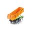 siku 6780, Tandem-Achs-Anhänger, 1:32, Fernsteuerbar, Für SIKU CONTROL Fahrzeuge mit Anhängerkupplung, Metall/Kunststoff, Orange