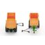 siku 6780, Tandem-Achs-Anhänger, 1:32, Fernsteuerbar, Für SIKU CONTROL Fahrzeuge mit Anhängerkupplung, Metall/Kunststoff, Orange
