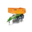 siku 6780, Tandem-Achs-Anhänger, 1:32, Fernsteuerbar, Für SIKU CONTROL Fahrzeuge mit Anhängerkupplung, Metall/Kunststoff, Orange
