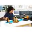 Hot Wheels Monster Trucks Stunt Reifen Spielset, enthält 3 Monster Trucks und 3 Fahrzeuge im Maßstab 1:64, Geschenk für Kinder im Alter von 4 bis 8 Jahren, HHY74